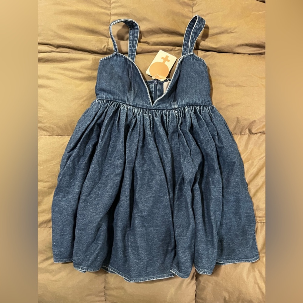 The Sunshine Dress-Navy- size small- $200